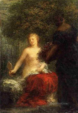 Woman at Her Toillette Henri Fantin Latour Oil Paintings